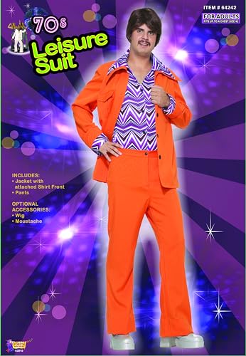 Men's 70s Leisure Suit Costume V6136