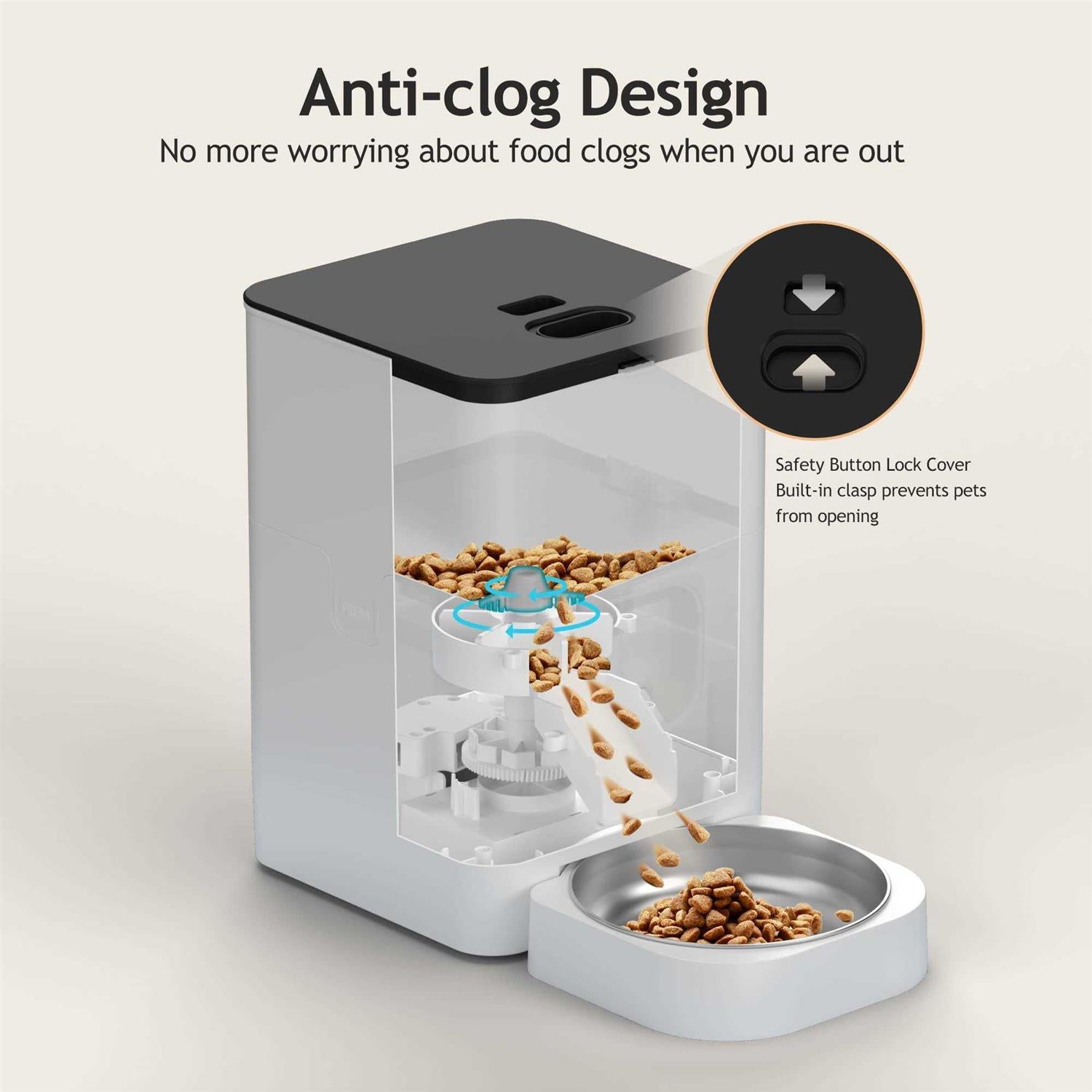 Automatic Pet Feeders for Cats and Dogs D3015