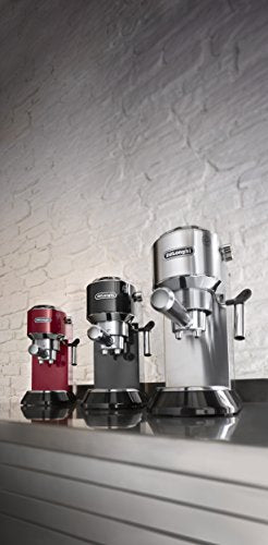 Espresso Machine with Milk Frother, Compact Stainless Steel Design W793411