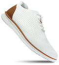 Men's Fashion Dress Sneakers Casual Walking Shoes Business Oxfords Mesh Comfortable Lightweight Breathable Tennis Lace-Up