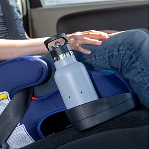 Booster Car Seat, 2-Pack, Dual Latch Connectors, Lightweight, Black E470