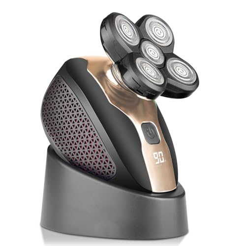 Bald Shavers for Men - 5-in-1 Electric Head Razor, Waterproof Cordless, Wet/Dry Shaving K920498