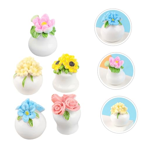 10pcs Mini Potted Plants Artificial Bonsai House Decor T7925