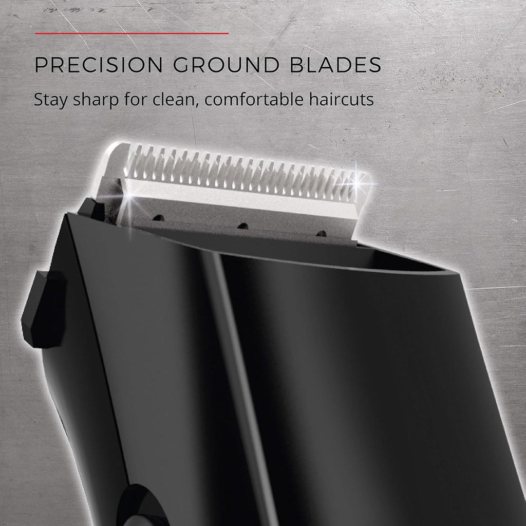 Men's Vacuum Haircut Kit with Beard Trimmer, 18 Pieces M639