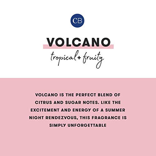 Volcano Scented Candle - Sugared Citrus & Tropical Fruits (8 Oz) B333102