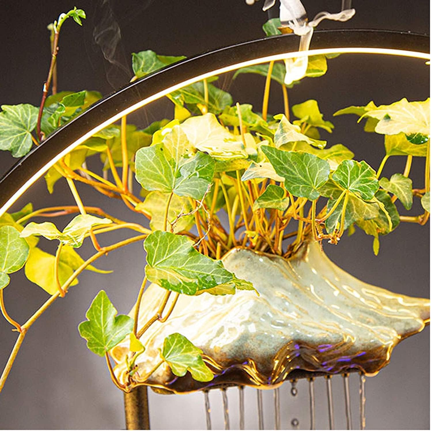 Tabletop Fountain with Moving Water, Desktop Decor N3794