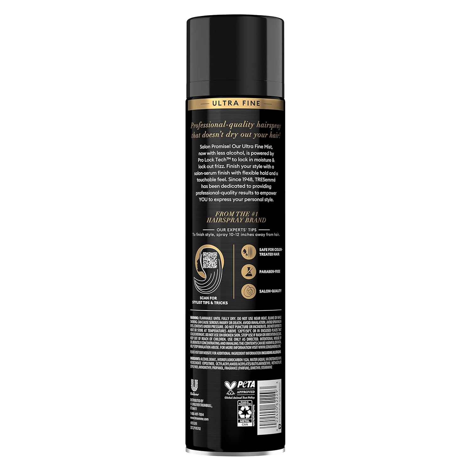 Ultra Fine Hairspray for 24-Hour Frizz Control 14.6 oz V2718
