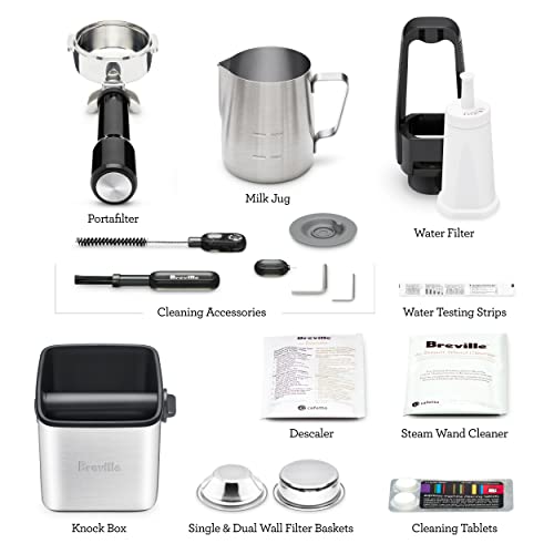 Espresso Machine, Brushed Stainless Steel I35925