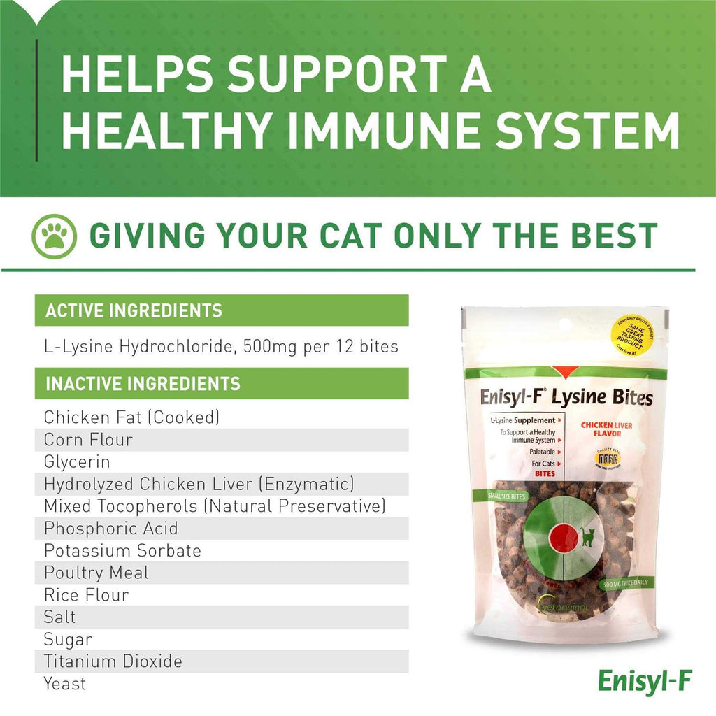 Lysine Bites for Cats & Kittens F8020
