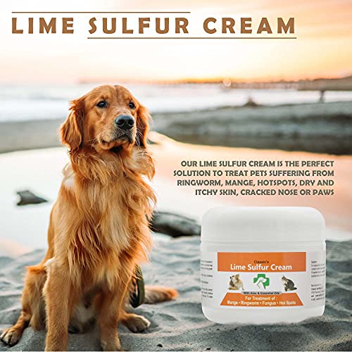 Lime Sulfur Pet Skin Cream for Itchy and Dry Skin, 2 oz I830