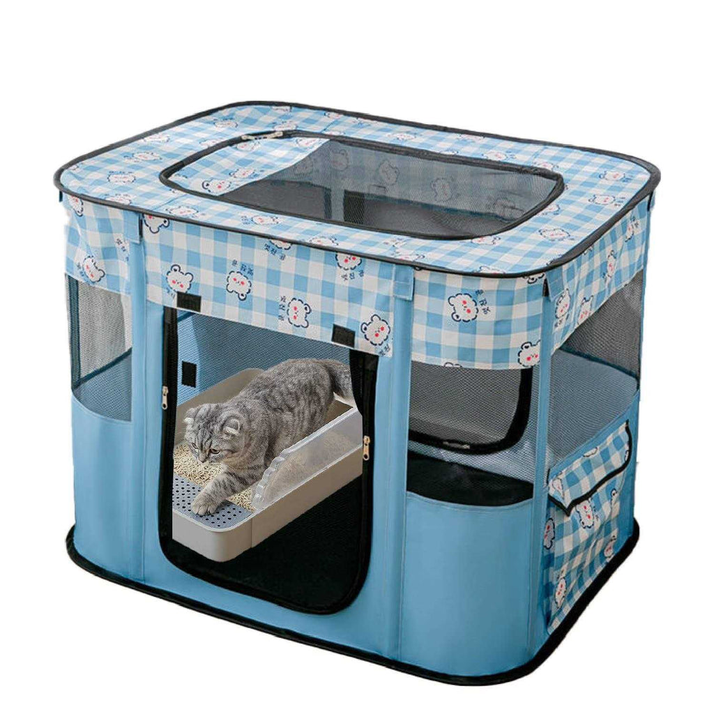 Carroza Portable Foldable Pet Playpen Collapsible Crates Kennel Playpen for Dog cat and Rabbit &amp;Travel Playpen Outdoor or Indoor - Pet Supplies online store