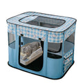 Carroza Portable Foldable Pet Playpen Collapsible Crates Kennel Playpen for Dog cat and Rabbit &amp;Travel Playpen Outdoor or Indoor - Pet Supplies online store
