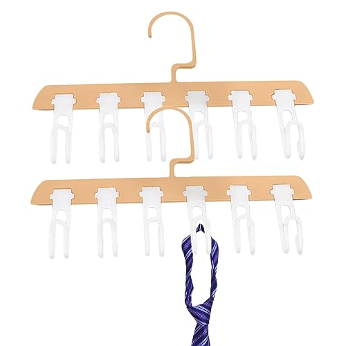 6 Slots Multi Clothes Hanger Organizer with Hook, Space Saving PVC Hangers for Home R249812