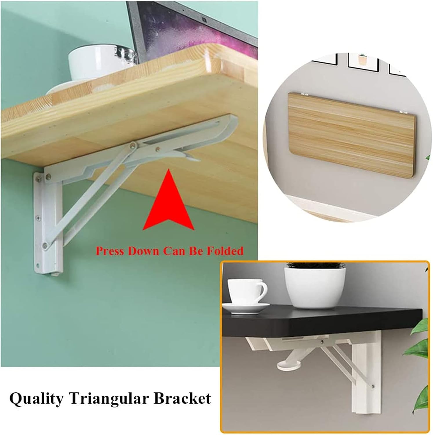 Wall Mounted Fold Down Desk for Small Spaces K951