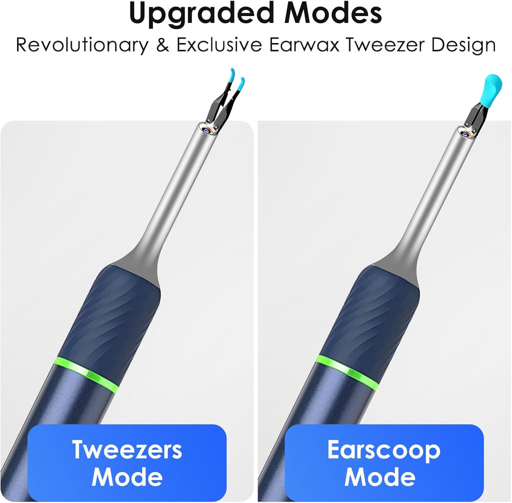 Ear Wax Removal Tool Camera with Ear Pick, Tweezers & 12 Ear Spoons K449515