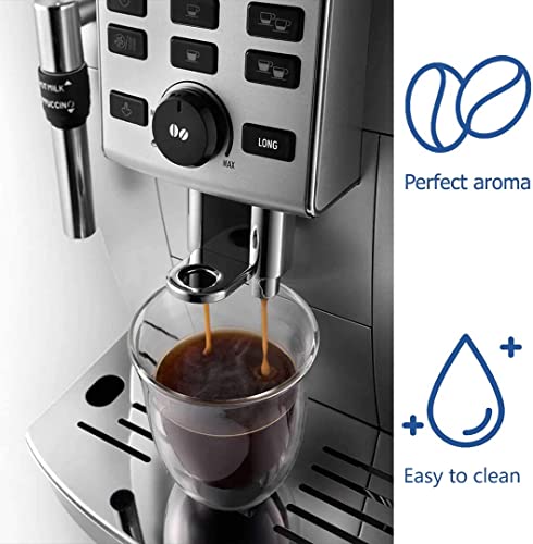 Super Automatic Espresso Machine with Milk Frother, Silver M369
