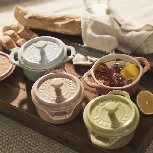 Mini Round Cocotte Set 6-Piece Pastel Ceramic M986911