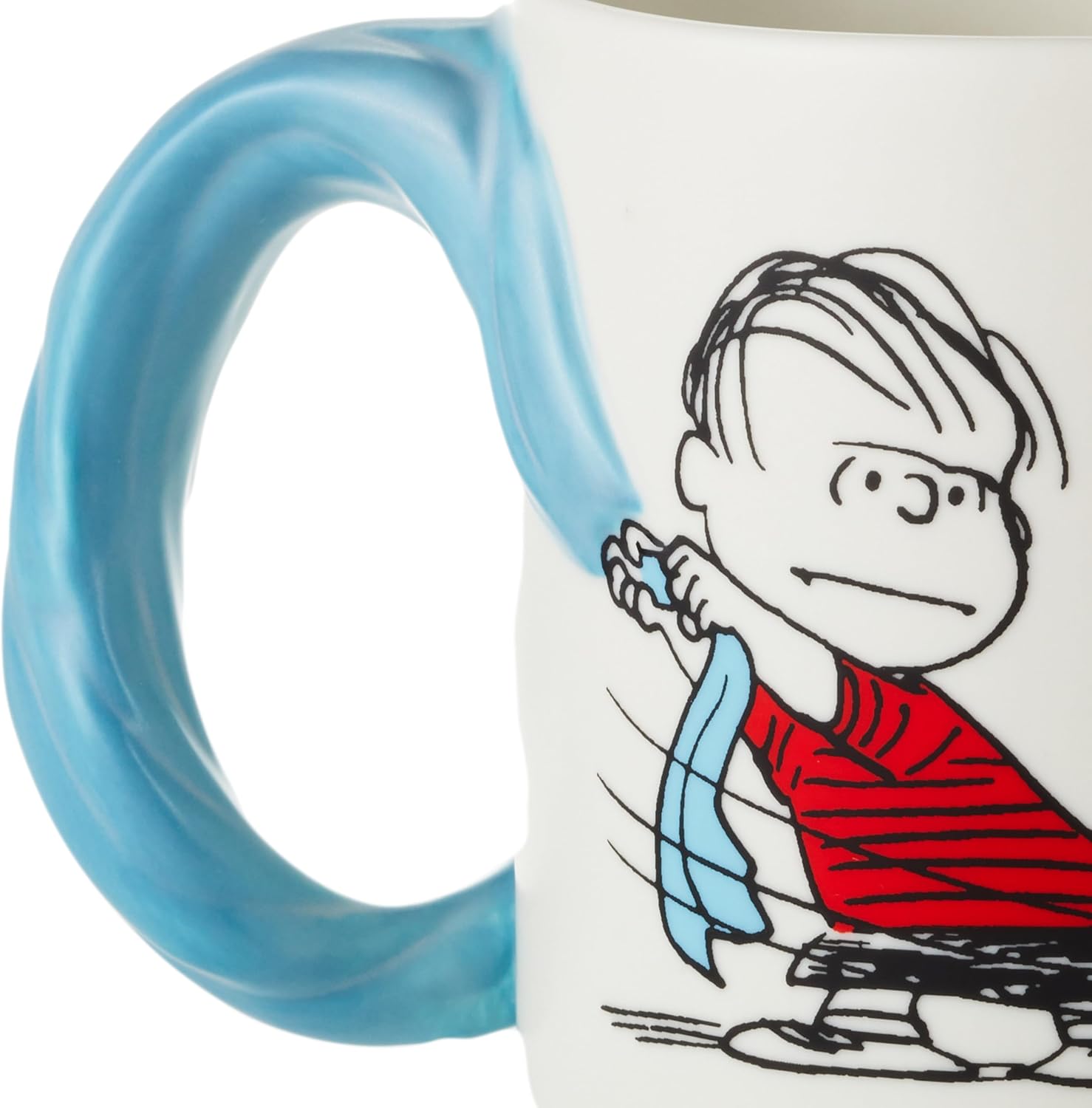 Peanuts Linus and Snoopy Coffee Mug with Dimensional Blanket, 17 oz E774