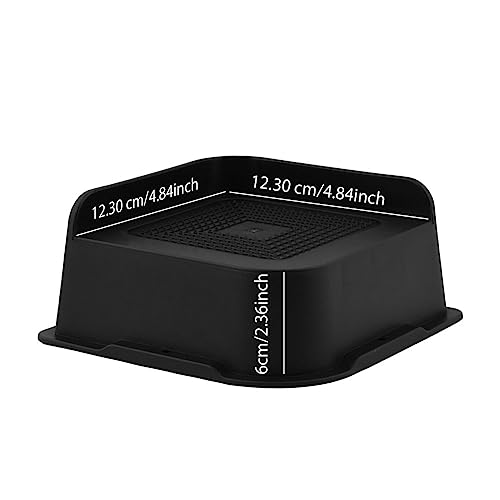 Furniture Risers for Bed, Couch, Sofa, Table and Chair, 2 or 4 Inch, Black W8830