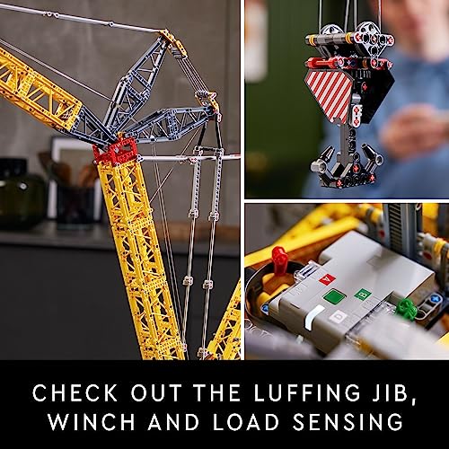 Crawler Crane Building Kit for Adults, Display Model with Winch System C6880