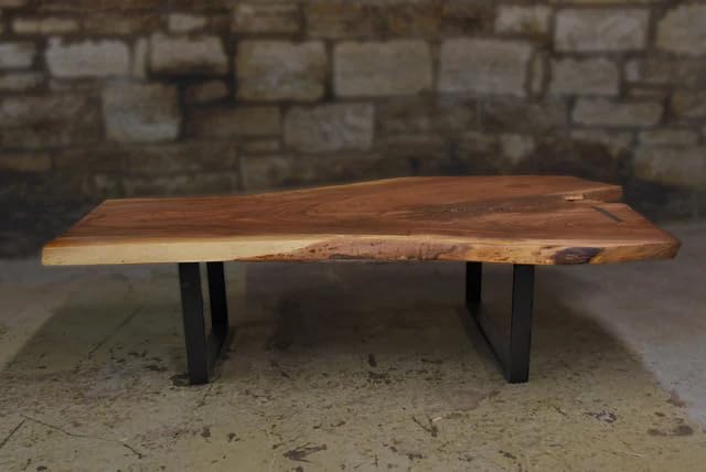 Natural Wood Live Edge Dining Table 108 x 36 Inches M704