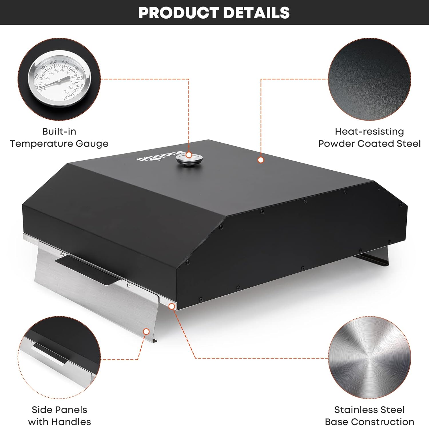 Pizza Oven for 36" Gas Griddle with Pizza Stone G254423