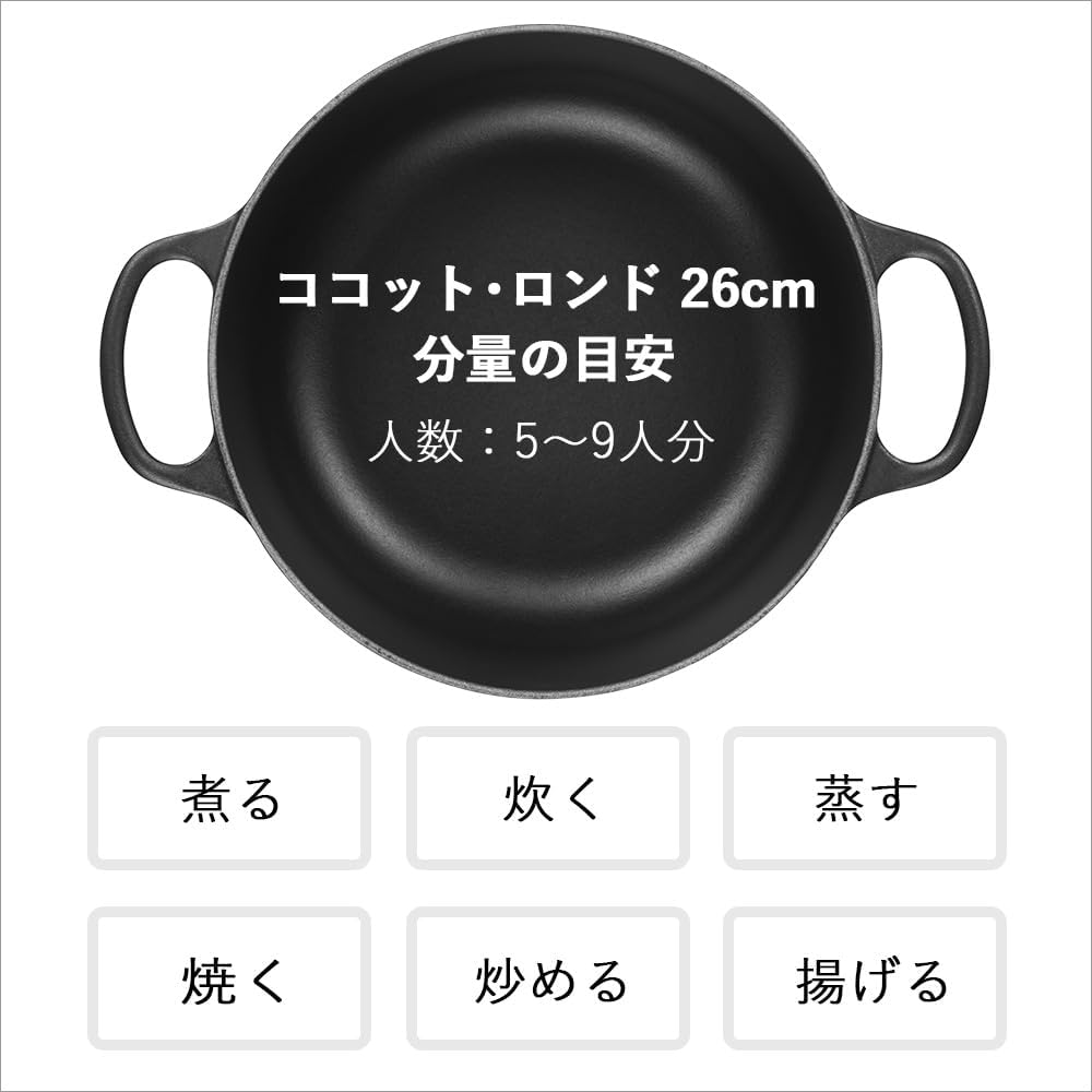 Enameled Cast Iron Round Dutch Oven, 5.5 qt. F9344