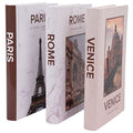 Decorative Books for Home Decor — Decor Books for Coffee Table, Modern Book Decor Stack — Faux Books for Decoration, Designer Books for Decor, Faux Books for Bookshelf — Designer Books Decor Set of 3