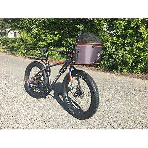 Pet bicycle basket with rack Z96932