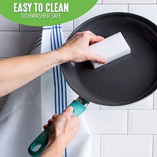 Soft Grip Ceramic Nonstick 10 Inch Frying Pan Skillet O9399