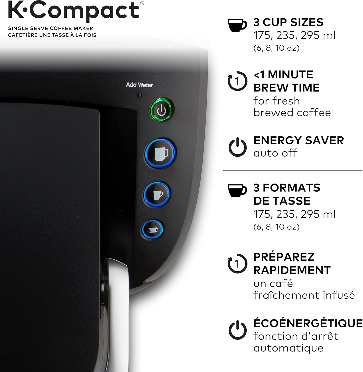 Single Serve Coffee Maker, 3 cups L7905