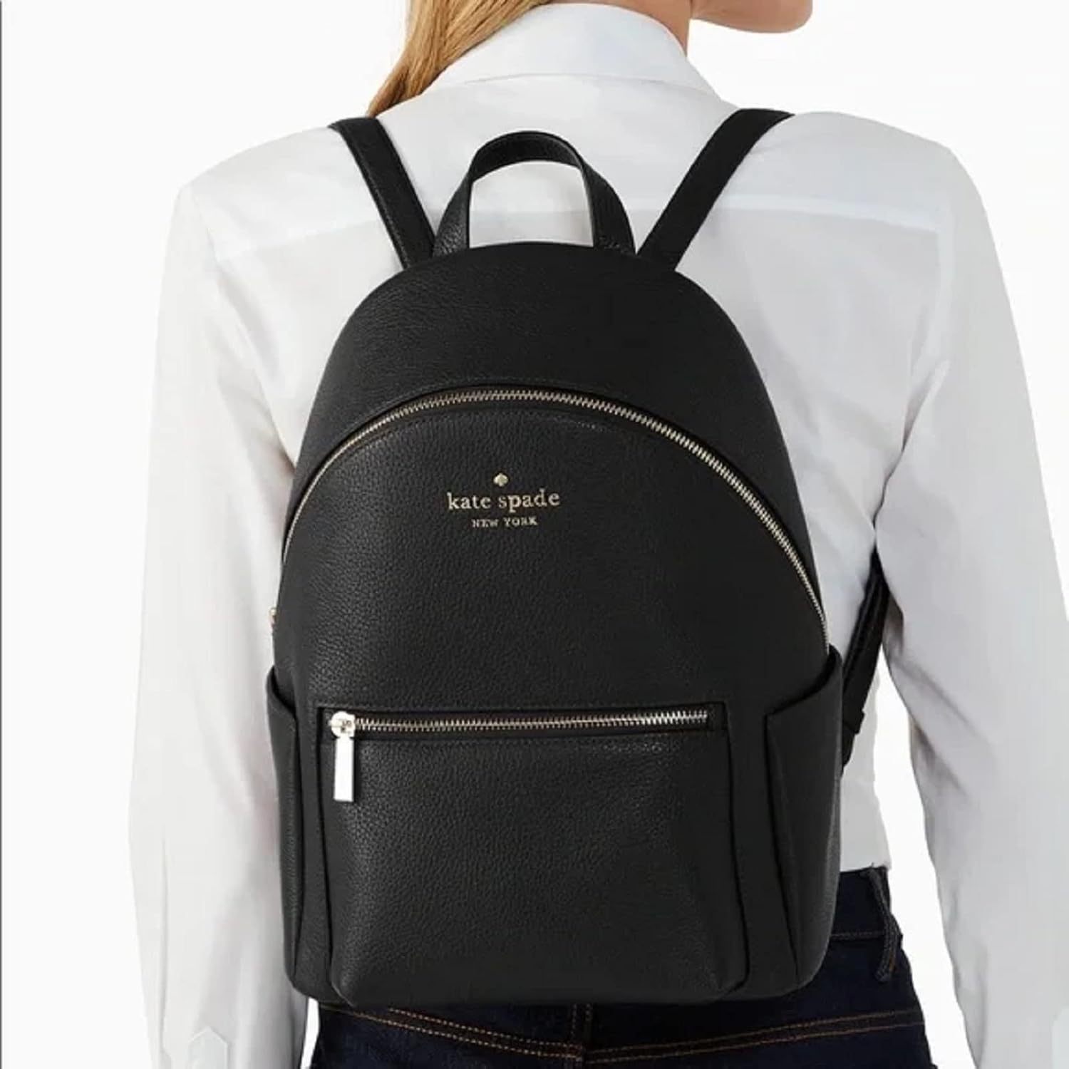Dome Backpack Pebbled Leather Medium V24300