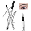 4 Tip Microblade Brow Pen, 2024 New Microblading Eyebrow Pen Magic 4 Tip Eyebrow Pencil Tattoos Pen, 4 Head Split Waterproof Long Lasting Wild Eyebrow Pencil for Women Natural Makeup (Light Brown)