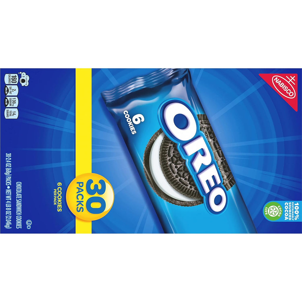 Chocolate Sandwich Cookies, 120 Snack Packs N165046