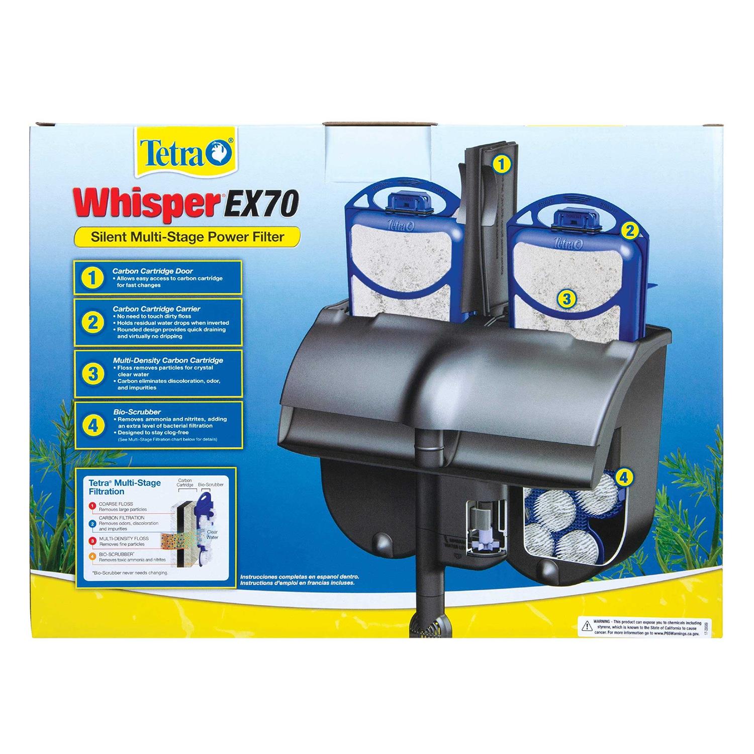 Aquarium Power Filter for 70 Gallon Tanks M24581
