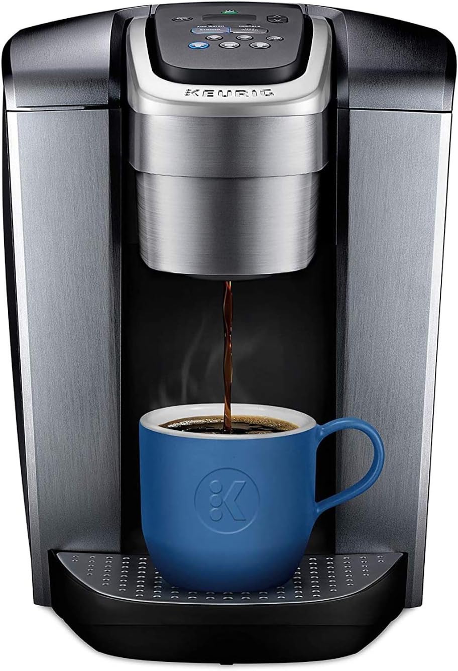 Keurig K-Elite Single Serve K-Cup Pod Programmable Coffeemaker (Brushed Silver)