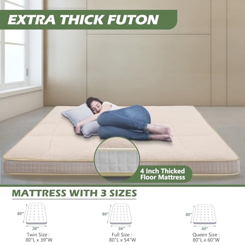 Foldable Floor Mattress for Sleeping, Camping, and Guest Bed W39162