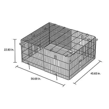 Enclosed Outdoor Run for Pets V921895