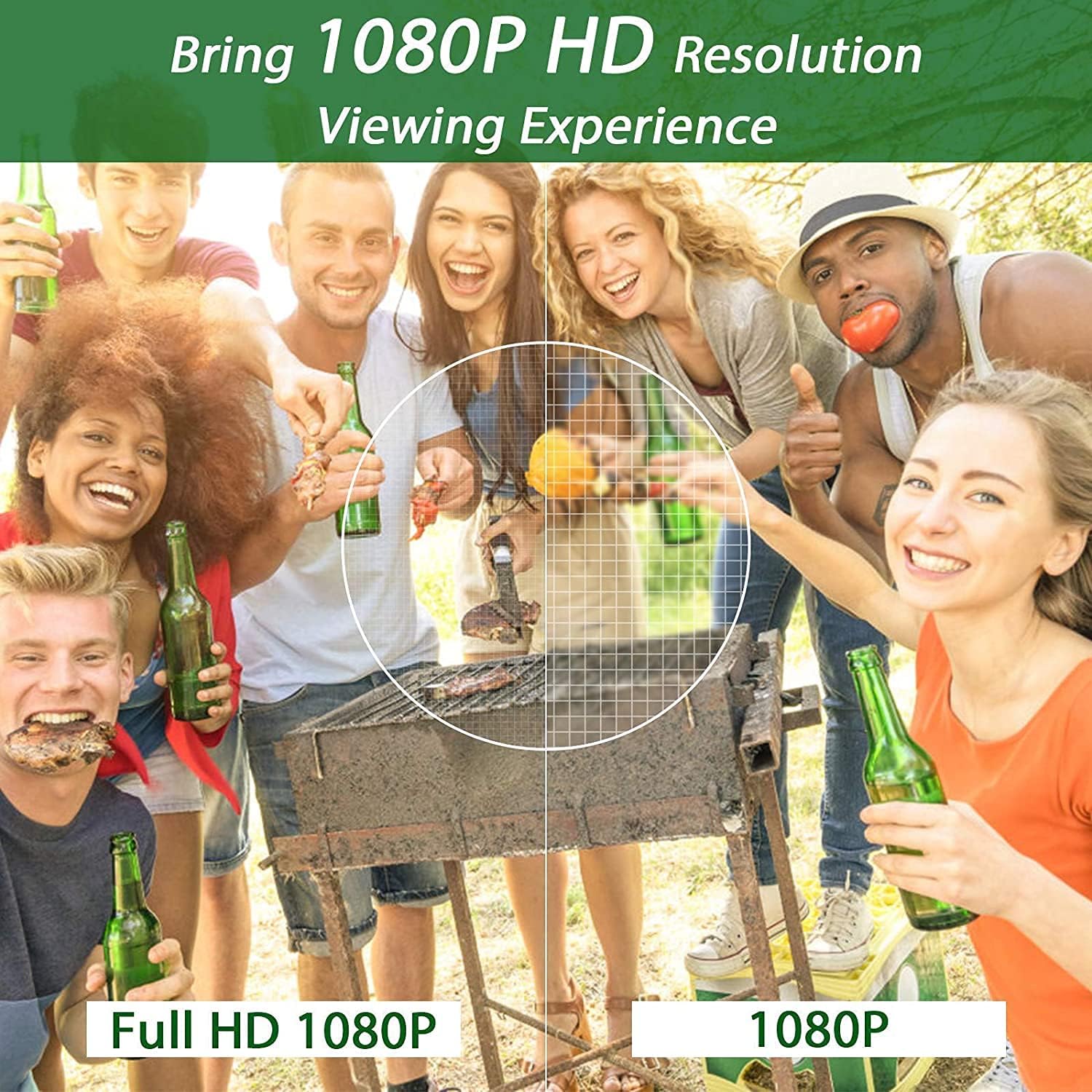 Blu Ray DVD Player, Ultra Mini 1080P, HDMI/AV Output, USB Support A7358