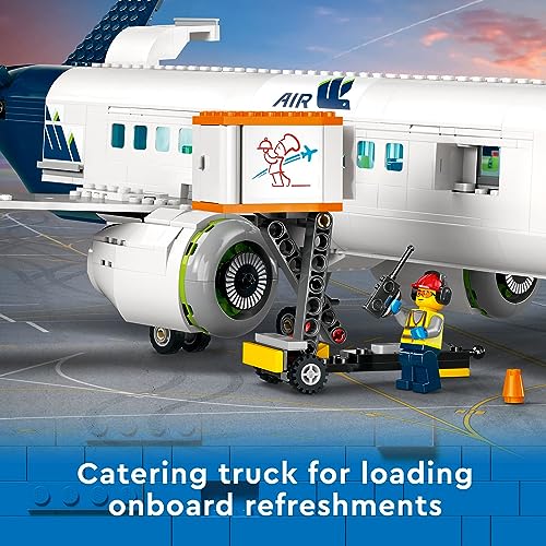 Passenger Airplane Building Toy Set with Bus and Luggage Truck G3243