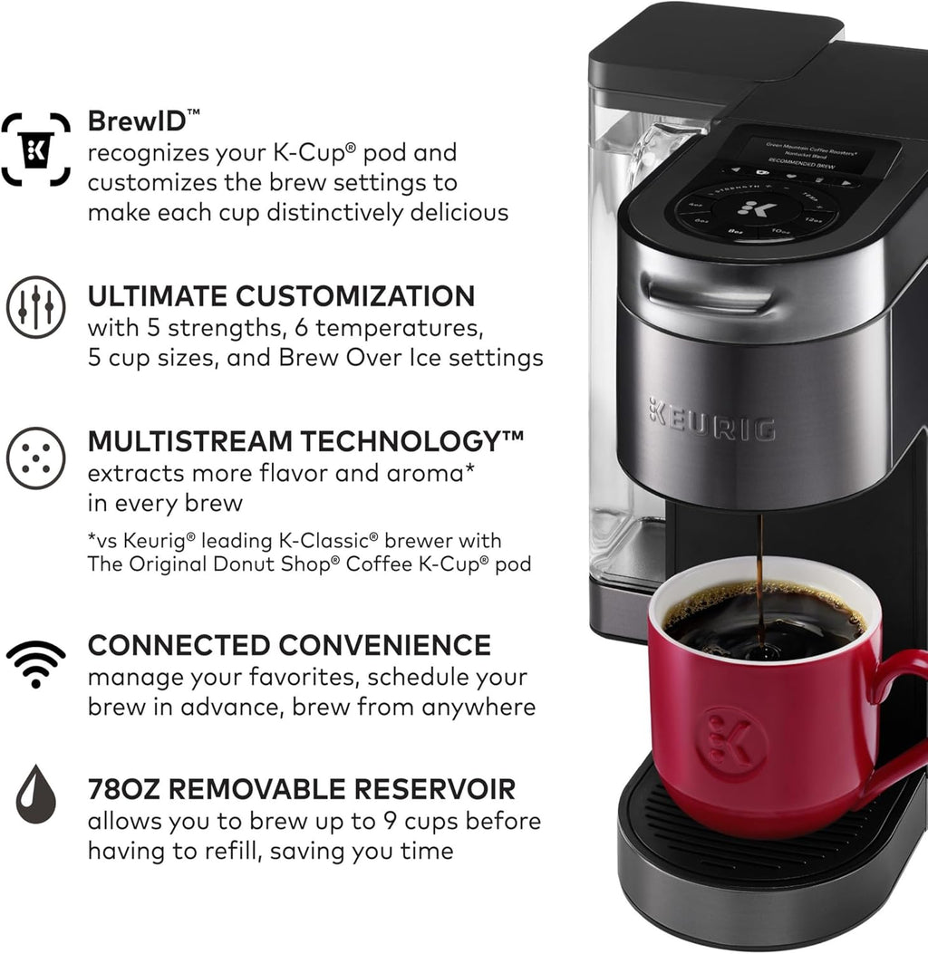 Single Serve Coffee Maker, Black F618838