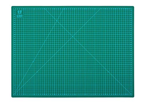 DAFA Professional 36" x 24" Self-Healing, Double-Sided Cutting Mat, Rotary Blade Compatible, (36x24), (24x18), (18x12), (12x9) Sizes, for Sewing, Quilting, Arts & Crafts Green