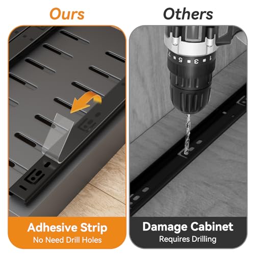 Pull Out Cabinet Organizer, Extendable Slide Out Shelves for Kitchen Cabinets U612602