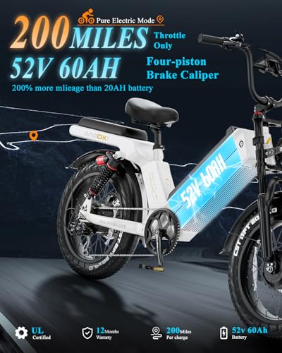 Electric Bike 48V 60Ah Commuting Bicycle for Adults U10963