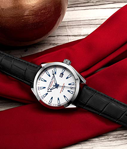 Men's Dress Watch with Date Leather Band U694901