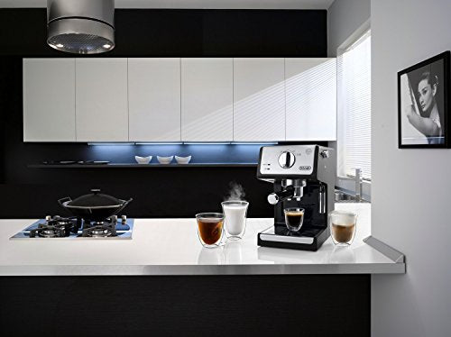 Espresso Cappuccino Maker with Manual Frother, Black F191840