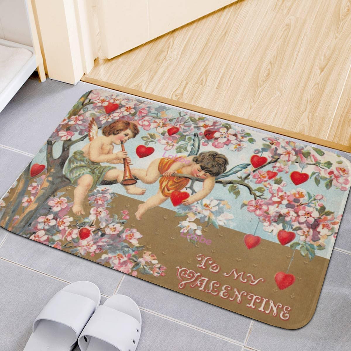 Valentine's Day Kitchen Floor Mat Indoor Entrance Rug 20x32 inch O51577