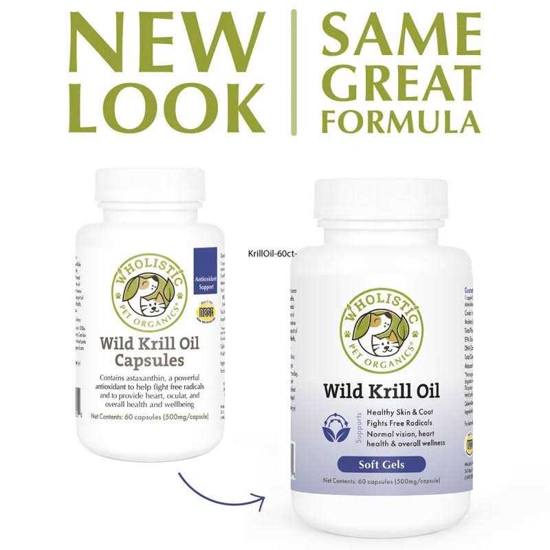 Krill Oil Capsules for Dogs & Cats Supplement J937