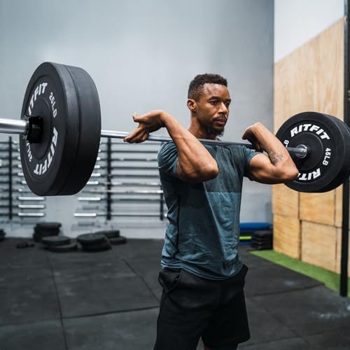 7ft Olympic Barbell for Strength and Weightlifting Training B73471
