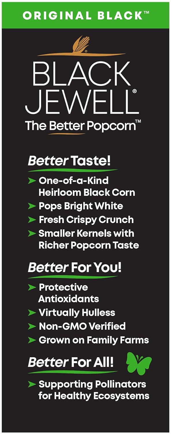 Gourmet Specialty Popcorn Kernels, Original Black, 28.35 oz V4989